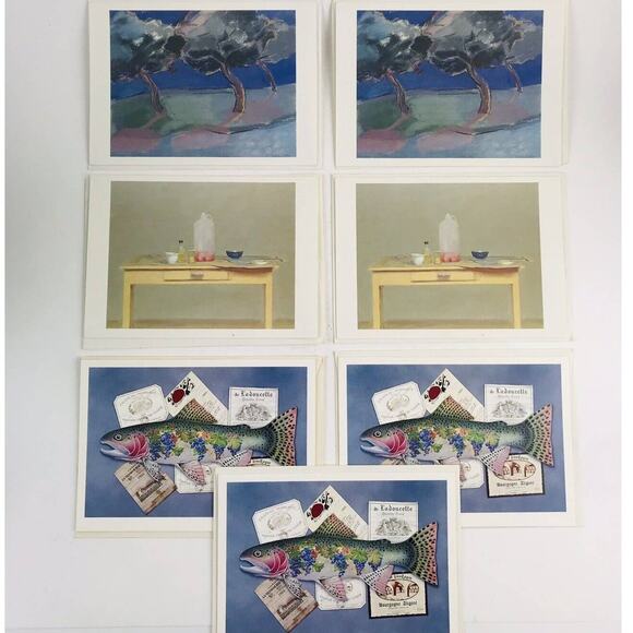 Allport Editions Tree Deborah Garber ARTISTS Cards Rodrigo Moynihan Thomas Fish - Picture 1 of 9